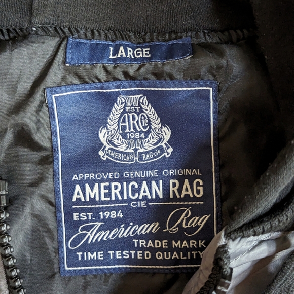 Mens American Rag gray quilted jacket size Large - Picture 4 of 6